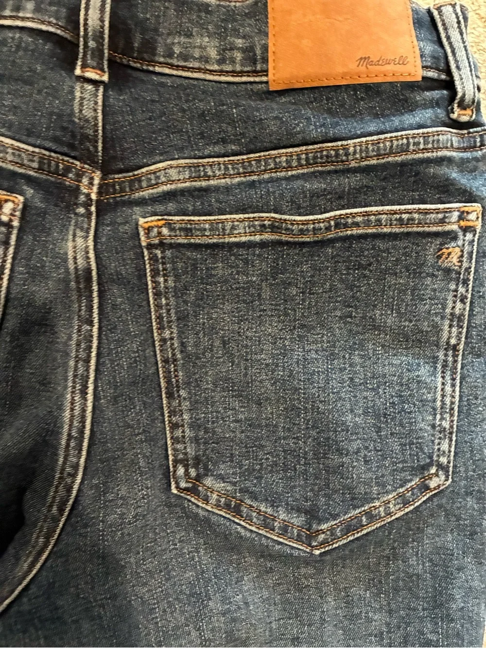 Madewell Jeans Women’s 27 Blue Mid-Rise Stovepipe LIKE NEW!